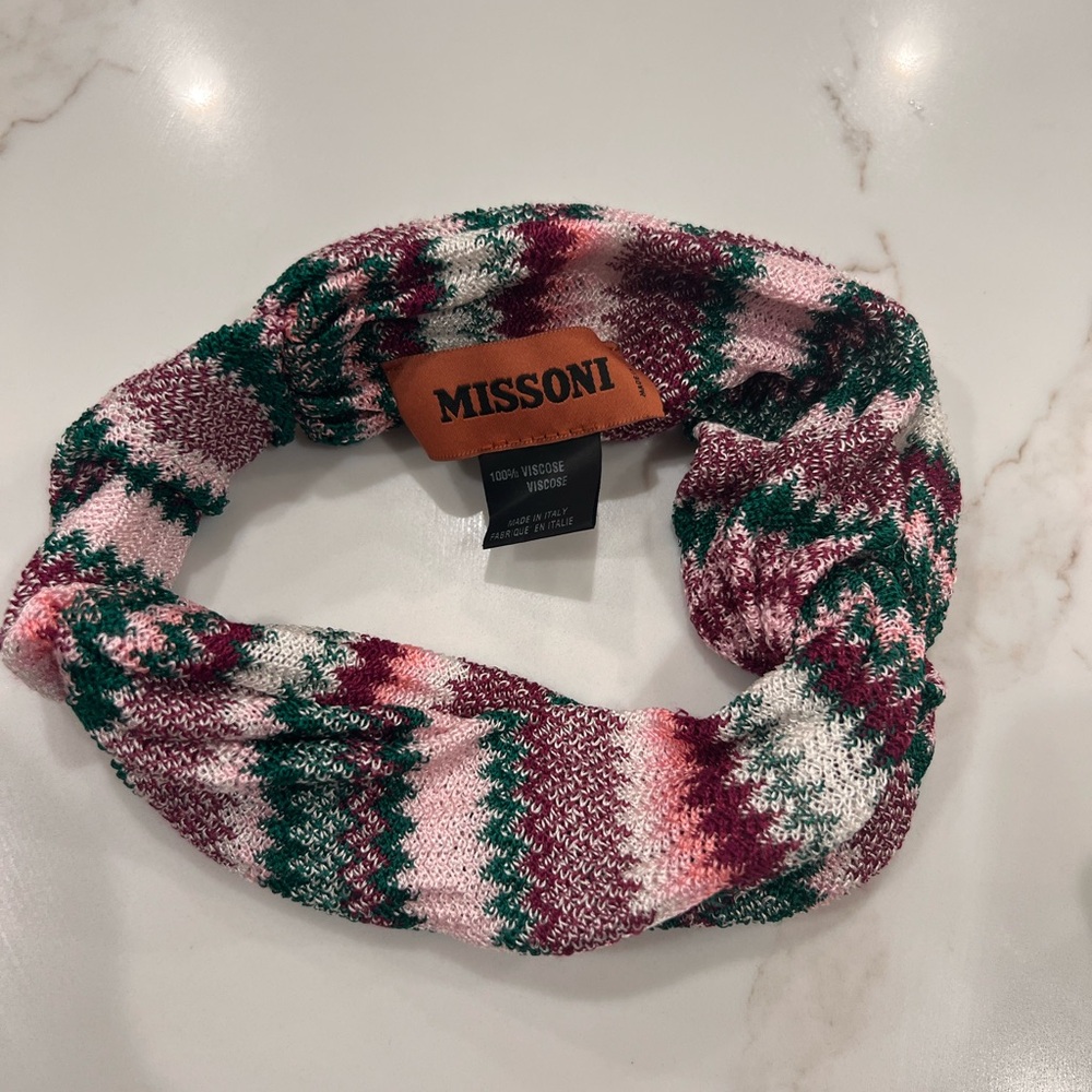 Missoni zig zag chevron knit headband - Picture 3 of 4